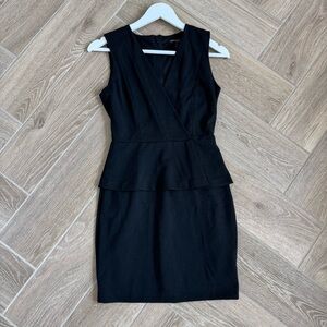 Banana Republic Black Sleeveless Midi Cocktail Dress Women